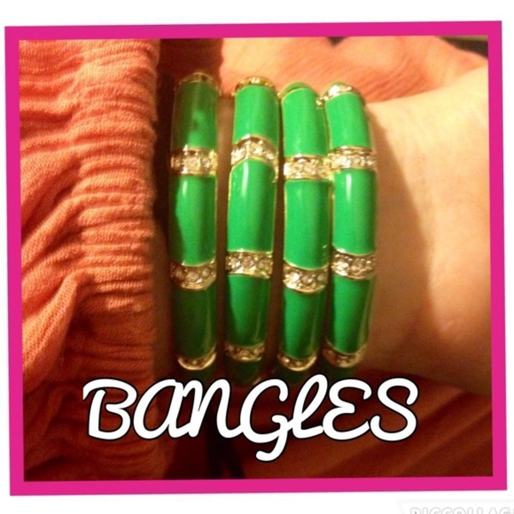 🚫CLEARANCE🚫💚2 18K Gold Plated Bangles BY:T&J"💚